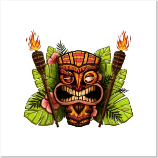 Tiki Mask Posters and Art